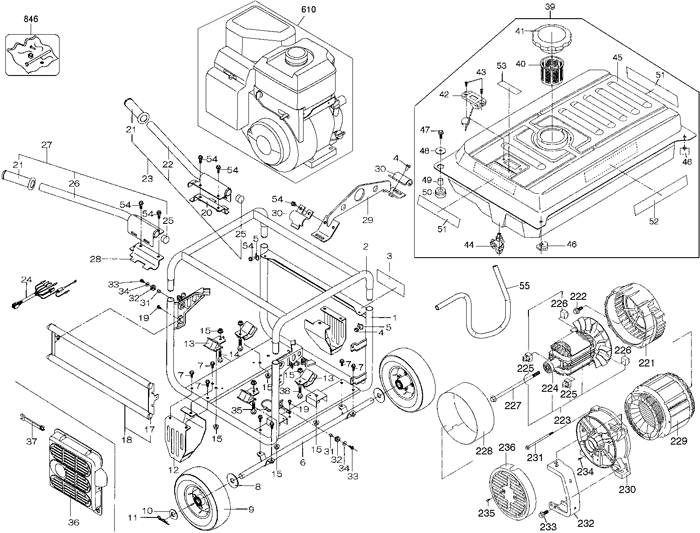 DeWALT DG7000 type 1 Generator