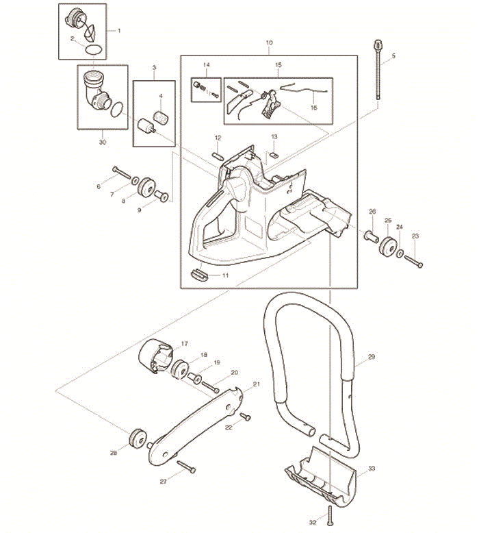 Makita dpc6201 Tool Parts