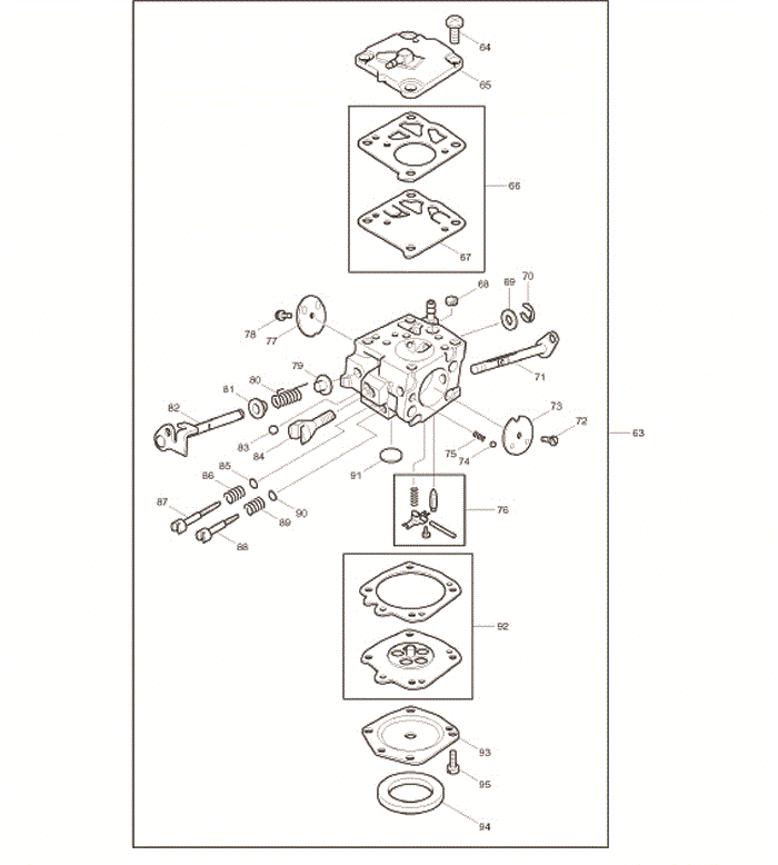 Makita dpc6201 Tool Parts