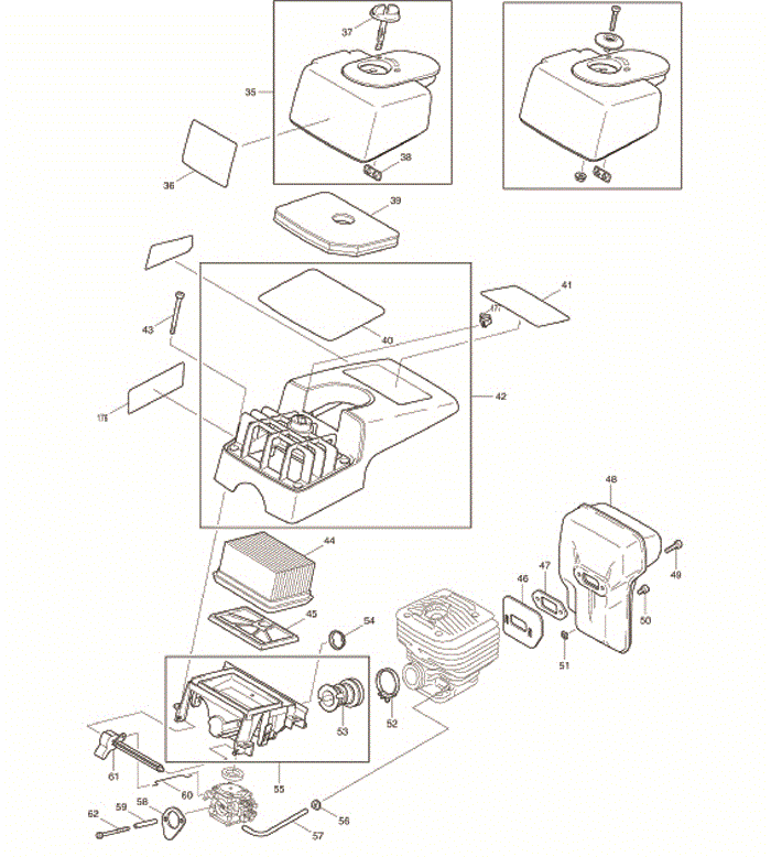 Makita dpc6400 Tool Parts