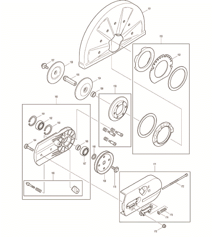 Makita dpc6400 Tool Parts