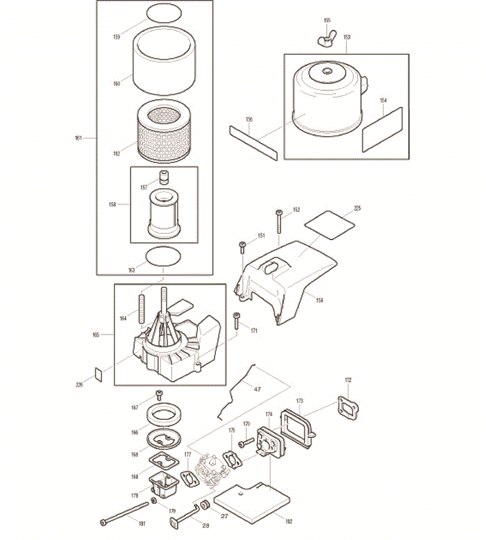 Makita dpc7001 Tool Parts