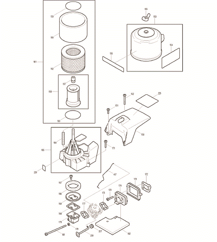 Makita dpc9500 Tool Parts