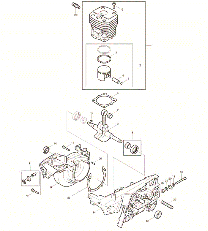 Makita dpc9501 Tool Parts