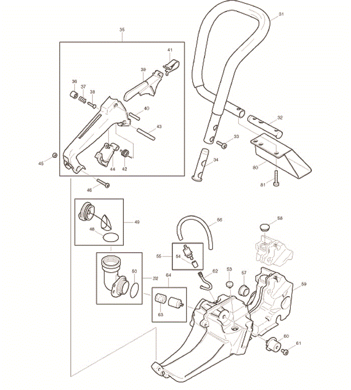 Makita dpc9501 Tool Parts