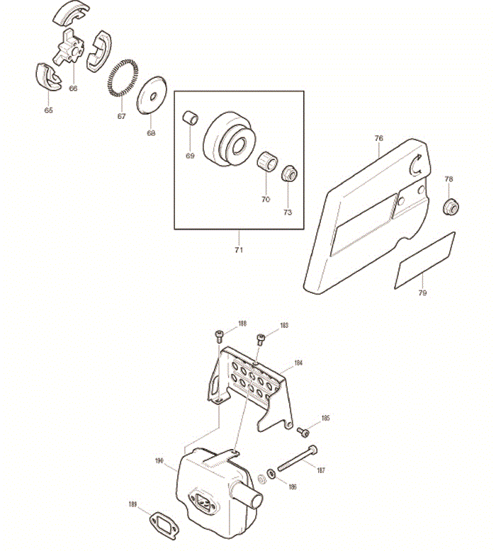 Makita dpc9501 Tool Parts