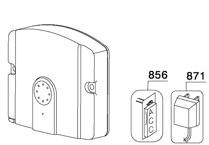 DeWALT DS500 Portable Alarm Parts