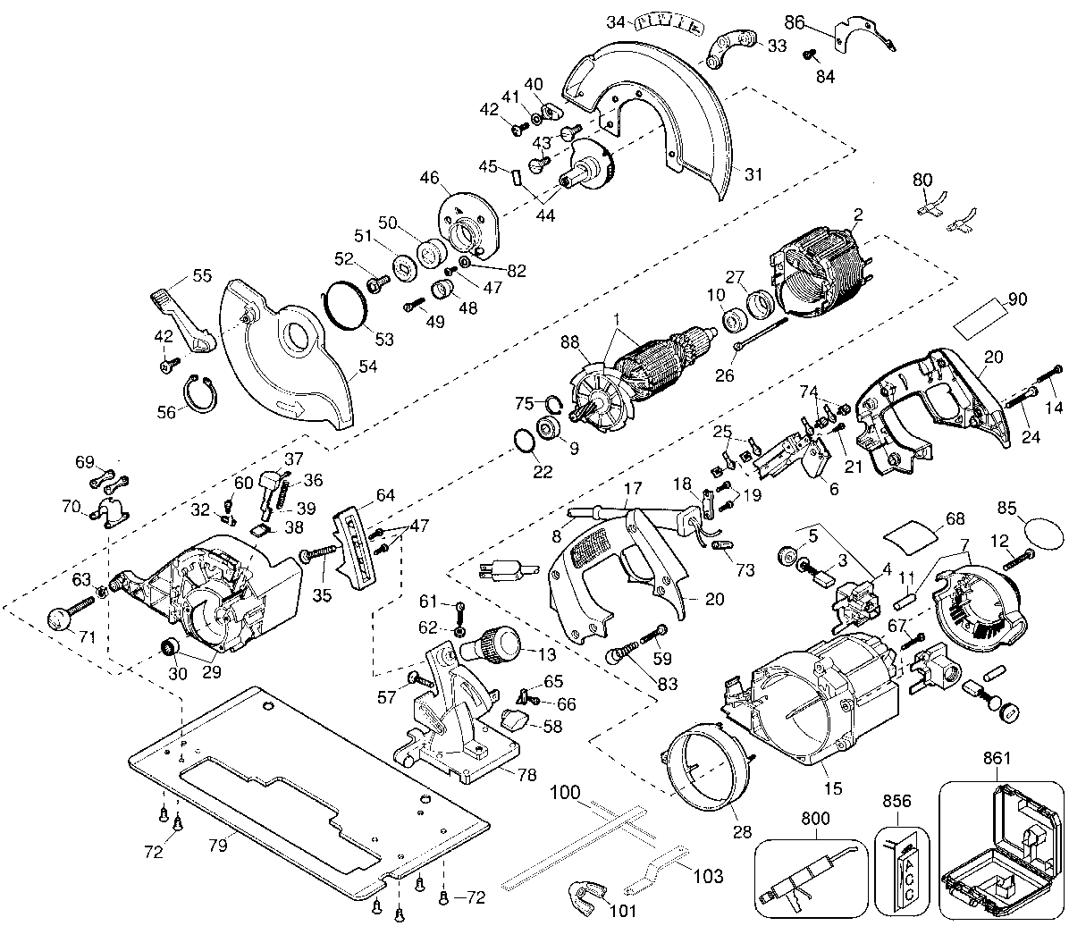 DeWALT DW364K type 5 Circular Saw