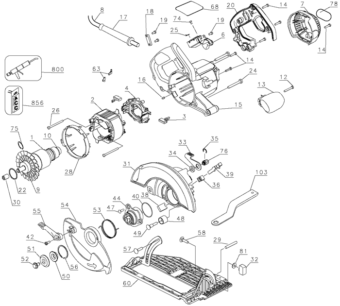 DeWALT DW368-AR type 1 Circular Saw