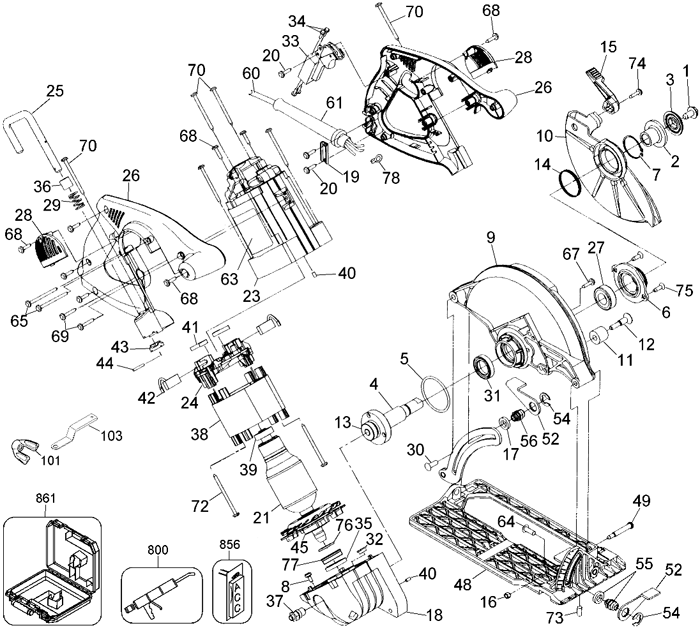 DeWALT DW378GK type 1 Circular Saw