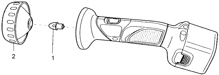 DeWALT DW906 Cordless Lighting Parts