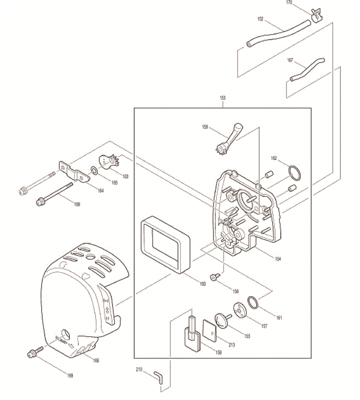 Makita em4250ca Parts - Stroke Brushcutter