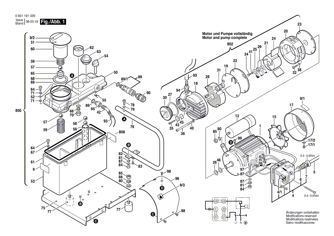 Bosch gvp-140 - 0601191039 Tool Parts