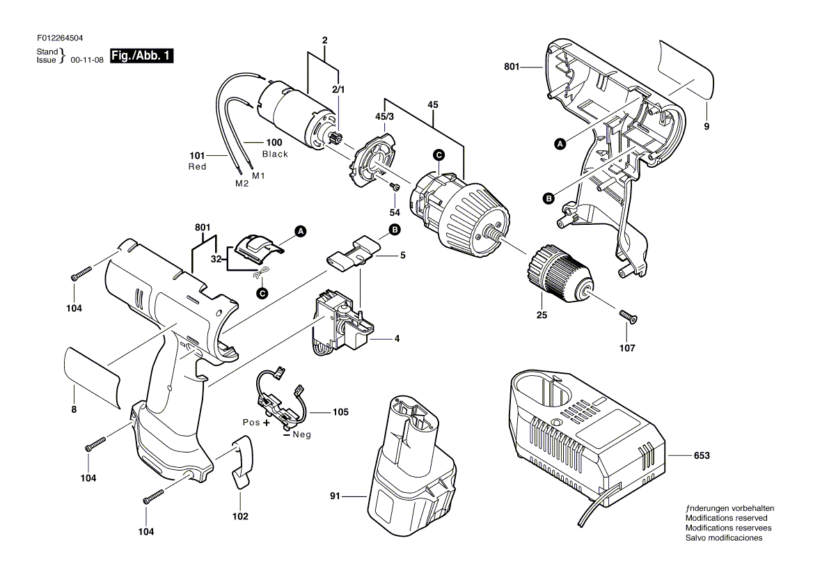 Skil hd2645 f012264504 Parts - Drill