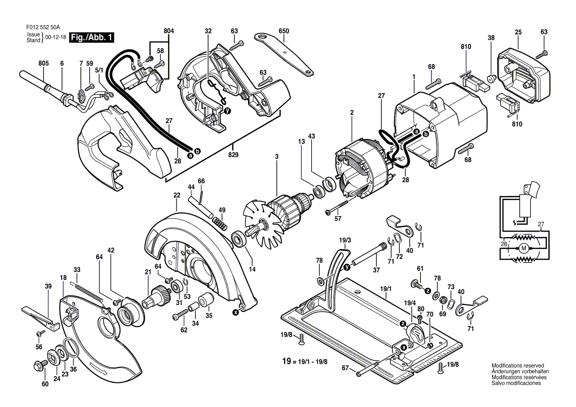 hd5525 f01255250a Parts - Circular Saw