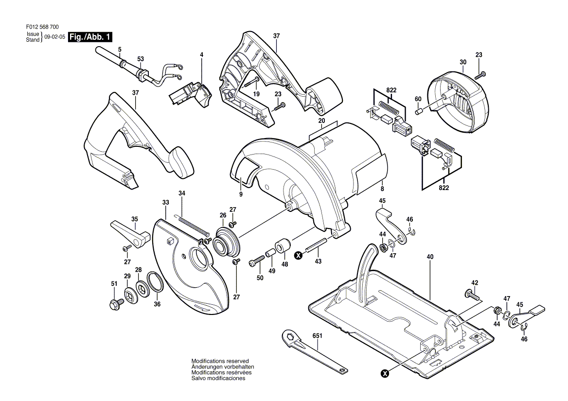 hd5687 f012568700 Parts - Circular Saw