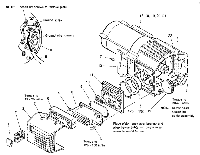 Makita mac4000 Parts - 3HP Air Compressor