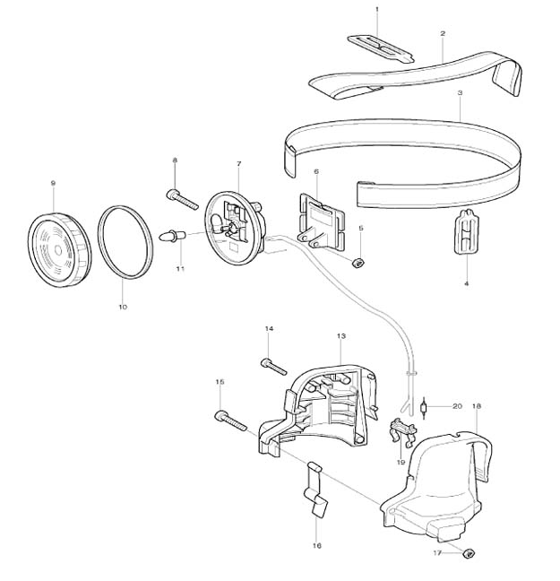 Makita ml121 Parts -  9.6-Volt and 12-Volt Head Lamp