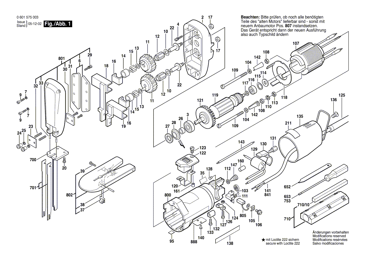 Bosch 1575 0601575034 Tool Parts Bosch Misc Parts Bosch