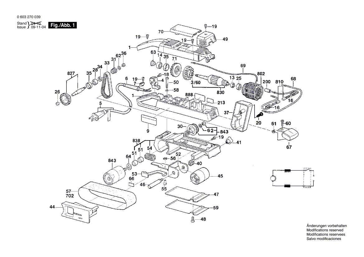 Bosch 3270d 0603270039 Tool Parts Bosch Sander Parts Bosch