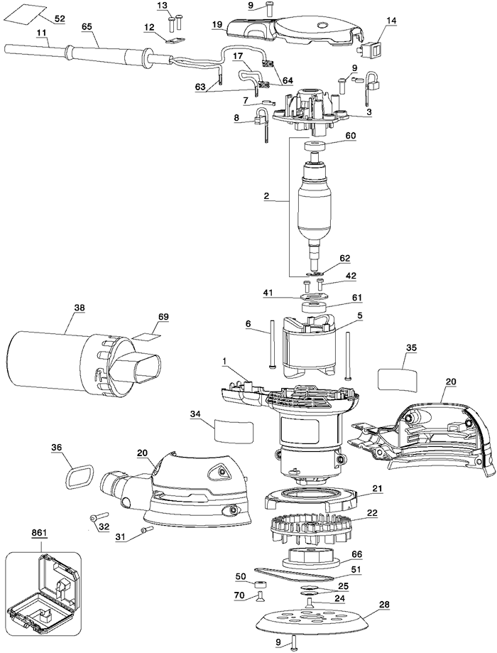 Porter cable rotary deals sander