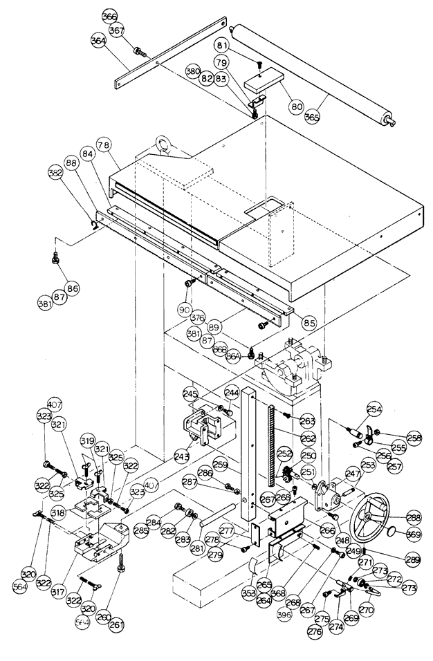 Hitachi B-1000 Parts - Bandsaw - Hitachi Bandsaw Parts - Hitachi Parts ...