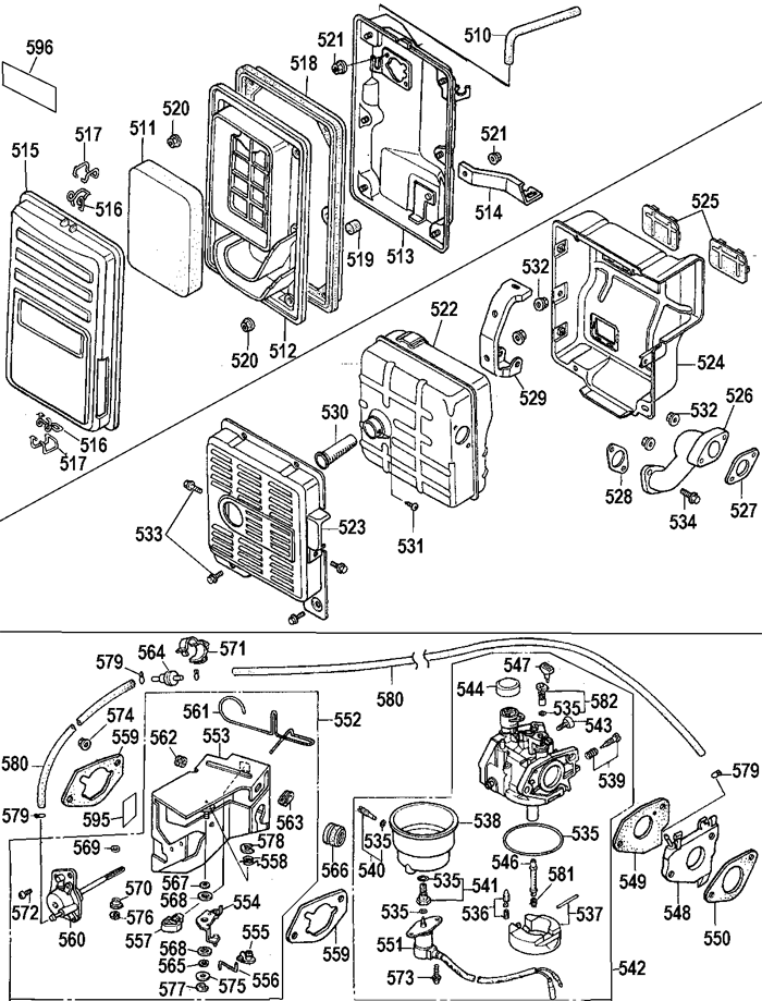 DeWALT DG6000E Generator Parts DeWALT Generator Parts DeWALT