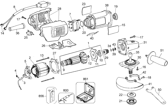 Dewalt dw402 angle deals grinder