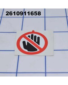 2610911658 Sticker-No Hands-So - Bosch