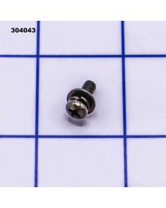 304043 | Mach. Screw W/Washer M4X10 Blk - Hitachi