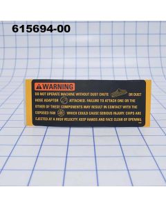 615694-00 Warning Label, Fan Warning - Dewalt®