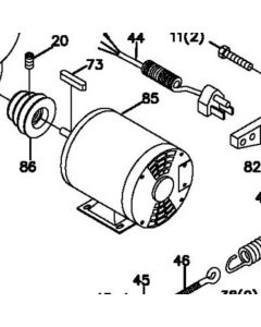 HVBS463-085 bandsaw motor