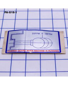 Jet LABEL JWP-15HO PA-G18-1