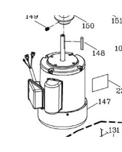 pm2800-013 Powermatic drill press motor