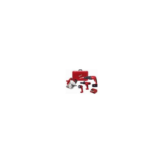 Milwaukee 4 PACK COMBO W/CASE V18 0924-24