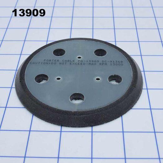 Porter-Cable 5, 5/8 Hole Contour Hole Hook and Loop Pad 13909