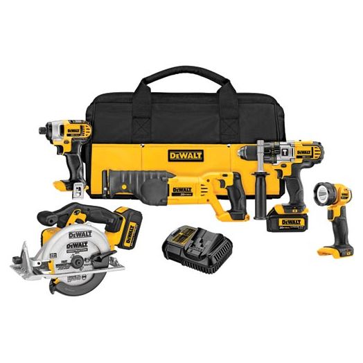 Dewalt20V MAX* PREMIUM 5-TOOL COMBO KIT