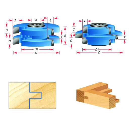 1-1/8 STOCK TONGUE & GROOVE