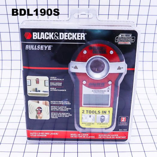 Black & Decker BullsEye Auto-Leveling Laser w/ Stud Sensor BDL190S