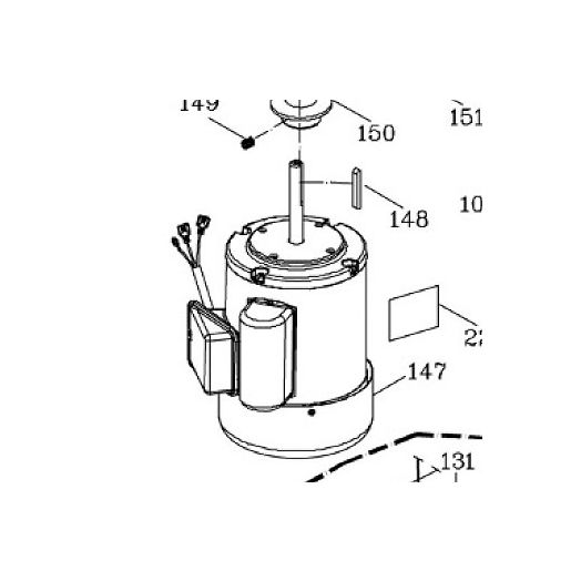 pm2800-013 Powermatic drill press motor